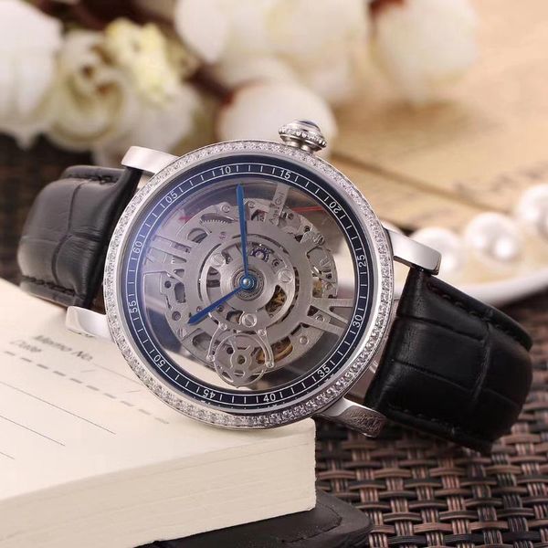 wristwatches men automatic mechanical watch silver rose gold diamond black brown leather skeleton simple sapphire, Slivery;brown
wristwatches men automatic mechanical watch silver rose gold diamond black brown leather skeleton simple sapphire, Slivery;brown