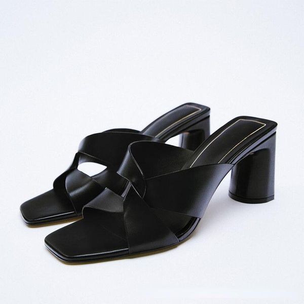 sandals black square toe open all-match everyday casual style thick high-heeled cow leather fashion
sandals black square toe open all-match everyday casual style thick high-heeled cow leather fashion