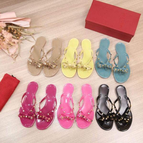 slippers summer rivet decor flip flops classic women comfort jelly shoes butterfly woman pvc, Black
slippers summer rivet decor flip flops classic women comfort jelly shoes butterfly woman pvc, Black