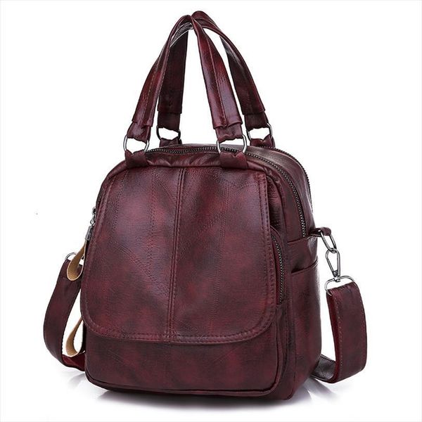 womans backpack solid color pu leather casual girls school bag multi function small shoulder exquisite
womans backpack solid color pu leather casual girls school bag multi function small shoulder exquisite
