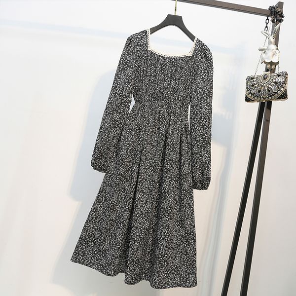 vintage female square turtleneck in floral printing elegant lace high waist party dress women 2021 plus size 5xl korea dressed wqud, White
vintage female square turtleneck in floral printing elegant lace high waist party dress women 2021 plus size 5xl korea dressed wqud, White
