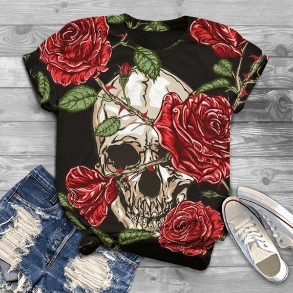 harajuku women 2021 graphic t shirts plus size women short sleeve skull printed o-neck t-shirt woman tshirts, White
harajuku women 2021 graphic t shirts plus size women short sleeve skull printed o-neck t-shirt woman tshirts, White