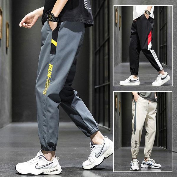 men's pants 2021 spring and summer casual korean fashion thin tooling style large loose quick drying, Black
men's pants 2021 spring and summer casual korean fashion thin tooling style large loose quick drying, Black