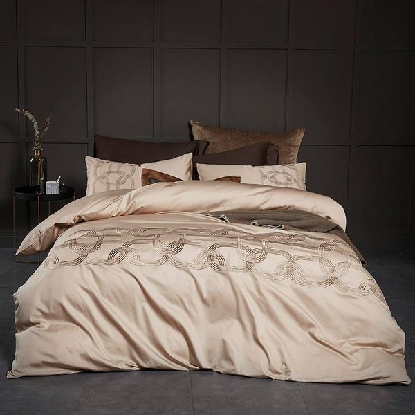 bedding sets gold blue wave pattern egyptian long-staple cotton embroidery home textiles duvet cover+bed sheet+pillowcases
bedding sets gold blue wave pattern egyptian long-staple cotton embroidery home textiles duvet cover+bed sheet+pillowcases
