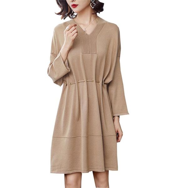 casual dresses spring autumn women black party fashion v-neck ladies elegant long sleeve knee-length bottom dress re2049, Black;gray
casual dresses spring autumn women black party fashion v-neck ladies elegant long sleeve knee-length bottom dress re2049, Black;gray