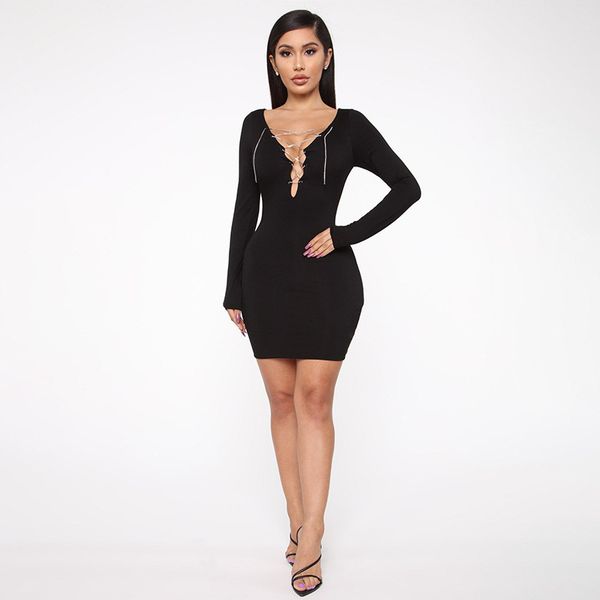 lace up hollow out women party dress long sleeve club fashion autumn outfits skinny bandage mini dresses vestidos, Black;gray
lace up hollow out women party dress long sleeve club fashion autumn outfits skinny bandage mini dresses vestidos, Black;gray
