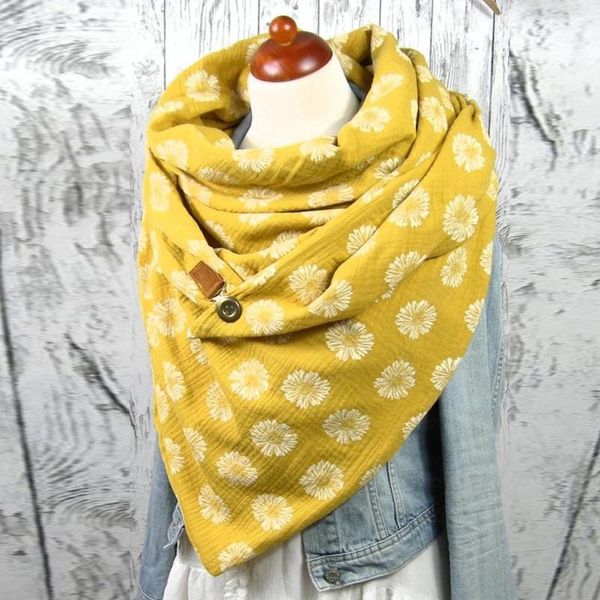 scarves 40# floral print scarf women warm square button clasp neck wrap pashmina stole woman winter neckerchief mujer, Blue;gray
scarves 40# floral print scarf women warm square button clasp neck wrap pashmina stole woman winter neckerchief mujer, Blue;gray