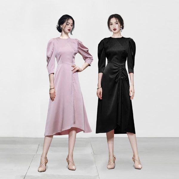 casual dresses women long dress autumn 2022 office lady korea style full sleeve solid o-neck high waist zipper pink black, Black;gray
casual dresses women long dress autumn 2022 office lady korea style full sleeve solid o-neck high waist zipper pink black, Black;gray