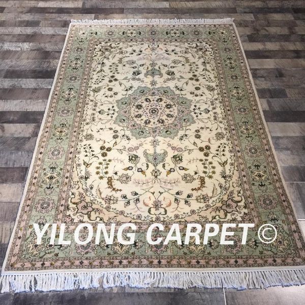 carpets yilong 4'x6' handmade green color exquisite home textiles rug modern wool silk carpet (wy2066s4x6)
carpets yilong 4'x6' handmade green color exquisite home textiles rug modern wool silk carpet (wy2066s4x6)