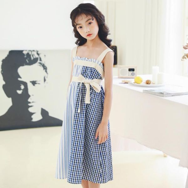 girl's dresses yourseason fashion girls kids stripe and plaid patchwork dress baby sleeveless 2021 summer spring, Red;yellow
girl's dresses yourseason fashion girls kids stripe and plaid patchwork dress baby sleeveless 2021 summer spring, Red;yellow