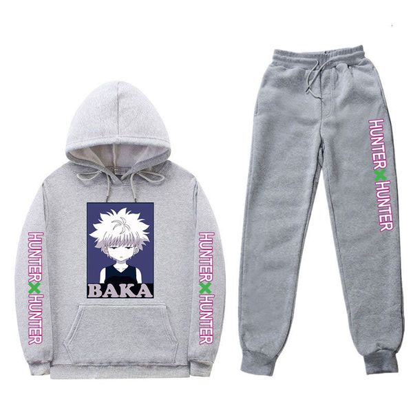 2021 new japanese anime x hunter hoodie suit men/women harajuku pcs hoodies and men's set clothes streetwear pullover d82u, Gray
2021 new japanese anime x hunter hoodie suit men/women harajuku pcs hoodies and men's set clothes streetwear pullover d82u, Gray
