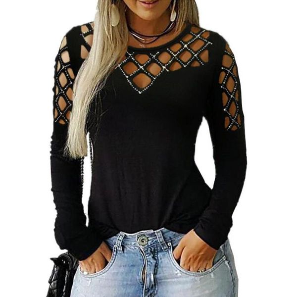 women's blouses & shirts women hollow out blouse shirt long sleeve 2021 spring autumn tee female korean style cotton plus size, White
women's blouses & shirts women hollow out blouse shirt long sleeve 2021 spring autumn tee female korean style cotton plus size, White
