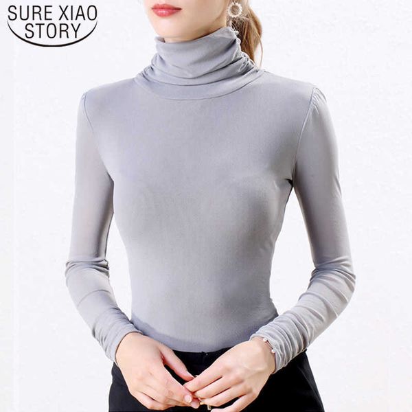 roupas feminina blouses woman long sleeve ladies and blouses turtleneck solid shirts womens and blouses 5906 50 210527, White
roupas feminina blouses woman long sleeve ladies and blouses turtleneck solid shirts womens and blouses 5906 50 210527, White