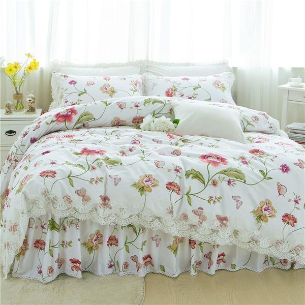 summer pink flowers white bedding sets king double twin size egyptian cotton bed skirt duvet cover sheet pillow cases
summer pink flowers white bedding sets king double twin size egyptian cotton bed skirt duvet cover sheet pillow cases