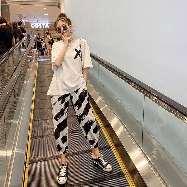 suit female in the summer of 2021 the new fashion personality loose two-piece wide-legged pants students nine points of foot, White
suit female in the summer of 2021 the new fashion personality loose two-piece wide-legged pants students nine points of foot, White