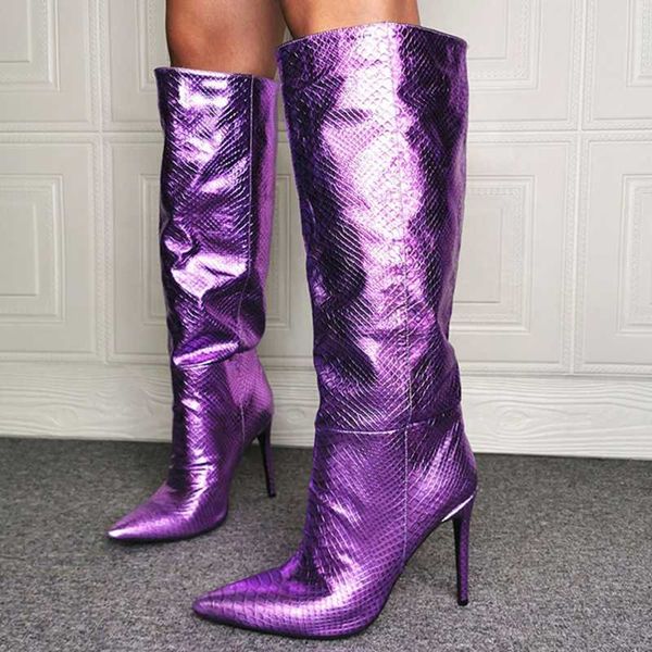 boots elegant solid purple python print big size 47 women pointed toe knee high booties slip-on thin heel dating for ladies, Black
boots elegant solid purple python print big size 47 women pointed toe knee high booties slip-on thin heel dating for ladies, Black