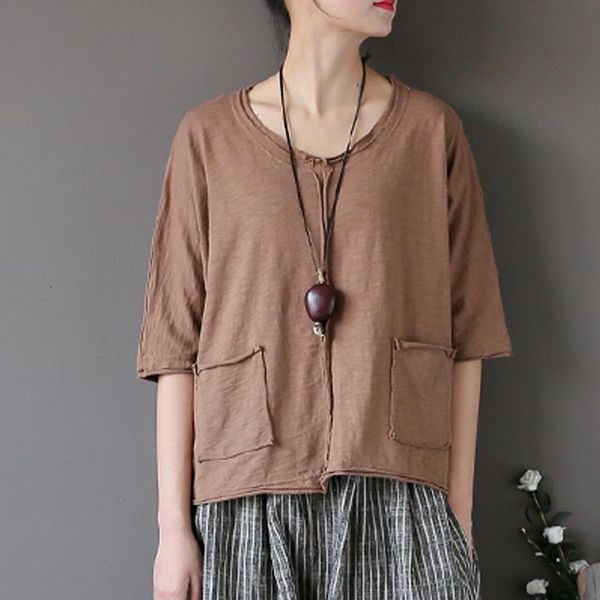 casual t-shirts 2021 new summer women cotton patchwork breathable half sleeve solid loose o-neck pockets, White
casual t-shirts 2021 new summer women cotton patchwork breathable half sleeve solid loose o-neck pockets, White