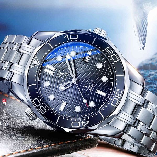 swiss movement men watches classic ceramic bezel diver automatic mechanical wristwatch luxury full steel clocks dropshipping, Silver
swiss movement men watches classic ceramic bezel diver automatic mechanical wristwatch luxury full steel clocks dropshipping, Silver