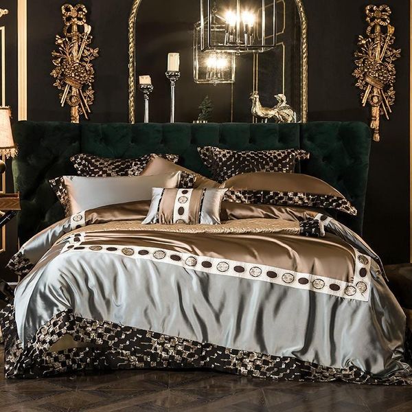 bedding sets vintage chic patchwork embroidery duvet cover luxury silky satin cotton bedspread set bed sheet pillow shams
bedding sets vintage chic patchwork embroidery duvet cover luxury silky satin cotton bedspread set bed sheet pillow shams
