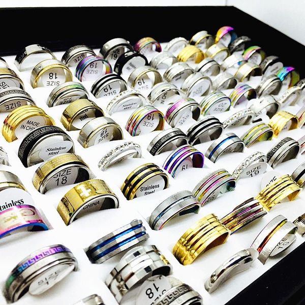 wedding rings mixmax 10pcs women set couple stainless steel gold silver black punk ring men jewelry gifts wholesale lots bulk, Slivery;golden
wedding rings mixmax 10pcs women set couple stainless steel gold silver black punk ring men jewelry gifts wholesale lots bulk, Slivery;golden