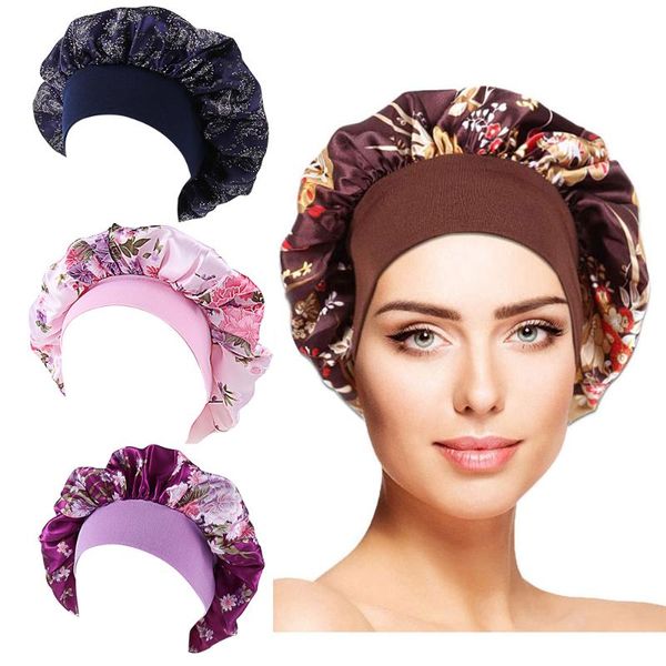 shower caps women soft satin bonnet elastic wide band night sleep hat chemo hair loss cover fashion head wrap curly springy
shower caps women soft satin bonnet elastic wide band night sleep hat chemo hair loss cover fashion head wrap curly springy