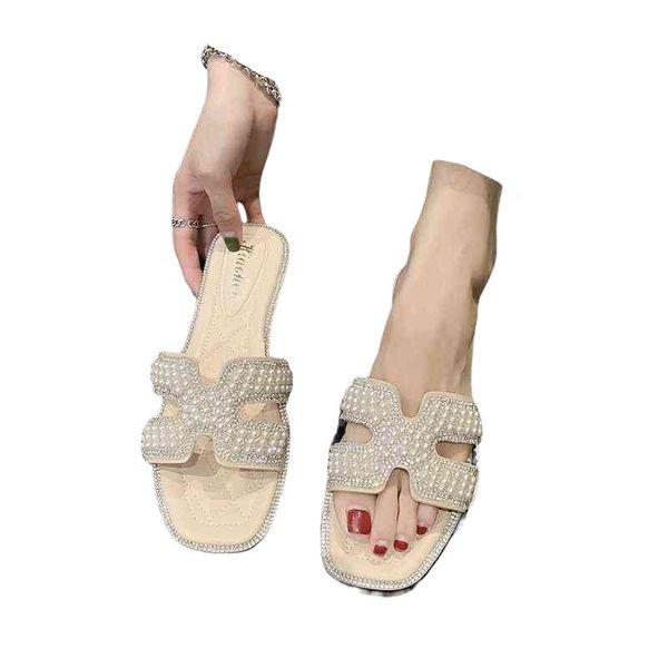 slippers fashion jelly bottom for women to wear pearl water drill korean summer flat bottomed versatile gangfeng lazy cool slippers, Black
slippers fashion jelly bottom for women to wear pearl water drill korean summer flat bottomed versatile gangfeng lazy cool slippers, Black