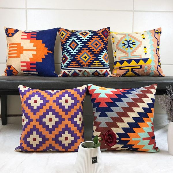 cushion/decorative pillow home decorative embroidered cushion cover kilim style canvas cotton square embroidery 45x45cm for sofa bed chair
cushion/decorative pillow home decorative embroidered cushion cover kilim style canvas cotton square embroidery 45x45cm for sofa bed chair