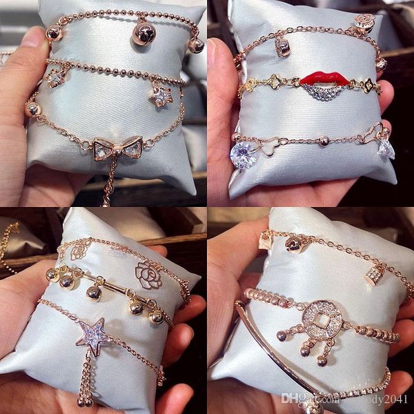 women simple and stylish anklet with diamond zircon bell anklet gold pated women fashion jewelry random styles wholesale, Red;blue
women simple and stylish anklet with diamond zircon bell anklet gold pated women fashion jewelry random styles wholesale, Red;blue