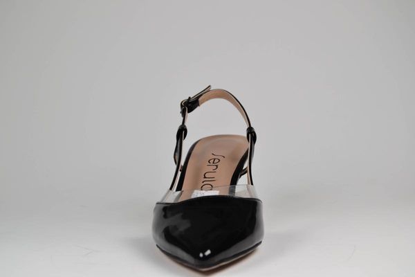 sandals 6 cm galvanized heel patent material, non-yellowing pvc transparent material, Black
sandals 6 cm galvanized heel patent material, non-yellowing pvc transparent material, Black
