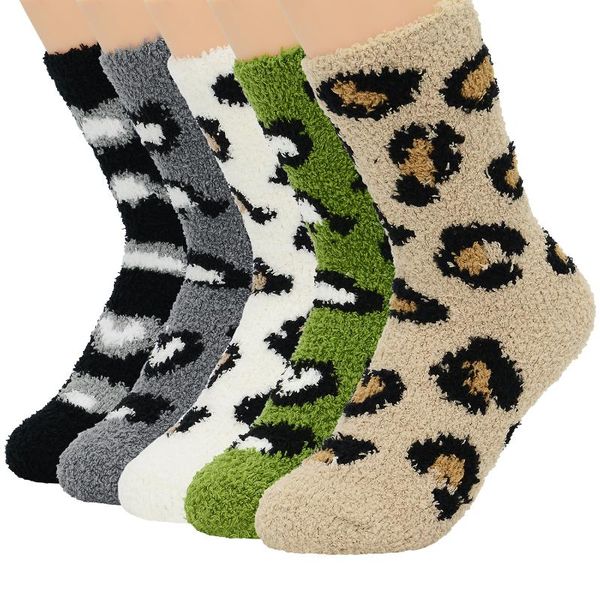 men's socks women's winter thick warm plush leopard spots wool sock durable stretchable wholesale 5 pairs 2021, Black
men's socks women's winter thick warm plush leopard spots wool sock durable stretchable wholesale 5 pairs 2021, Black