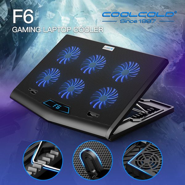 lapcooling pads 7 adjustable heights six high speed fans strong gaming cooler with led screen j713
lapcooling pads 7 adjustable heights six high speed fans strong gaming cooler with led screen j713
