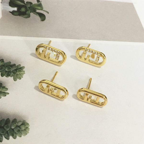 s925 silver needle early autumn letter f cool wind earrings mini small simple versatile gold, Golden
s925 silver needle early autumn letter f cool wind earrings mini small simple versatile gold, Golden