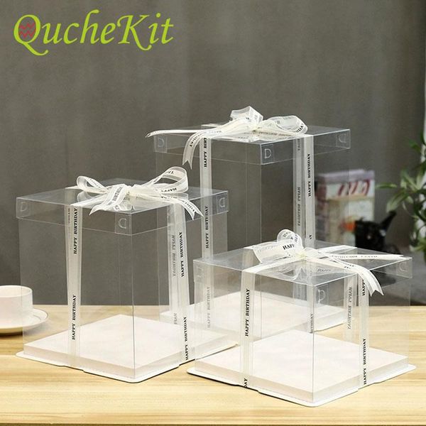 gift wrap 5pcs transparent pvc birthday cake box with riband party christmas wedding packaging boxes for home dessert shop
gift wrap 5pcs transparent pvc birthday cake box with riband party christmas wedding packaging boxes for home dessert shop