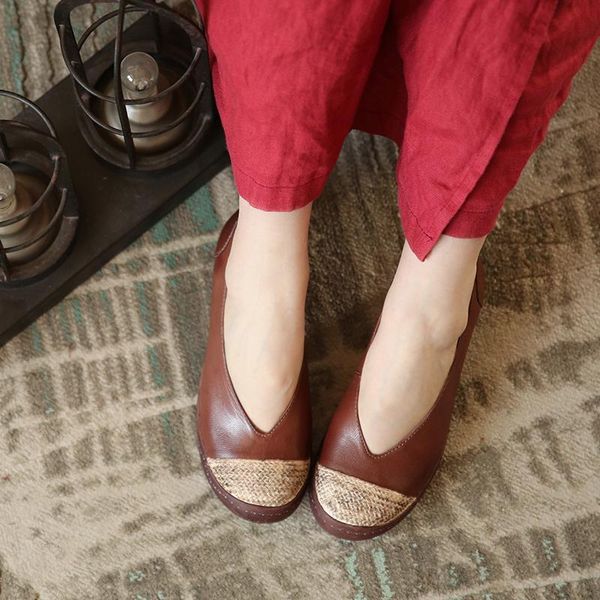 dress shoes tayunxing handmade leisure style genuine leather spring outside walk red retro shallow mid heels women's pumps a2021-2, Black
dress shoes tayunxing handmade leisure style genuine leather spring outside walk red retro shallow mid heels women's pumps a2021-2, Black