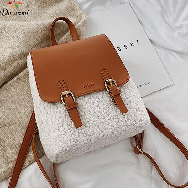 outdoor bags doranmi winter fur women's backpack 2021 patchwork schoolbag female square back shoulder classic mochila bg320
outdoor bags doranmi winter fur women's backpack 2021 patchwork schoolbag female square back shoulder classic mochila bg320
