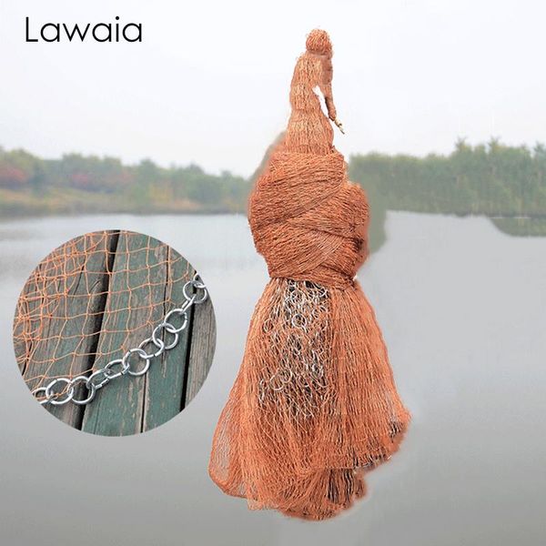 lawaia traditional cast net iron chain pendant hand throwing landing fishing net strong tire line small mesh fishing accessories
lawaia traditional cast net iron chain pendant hand throwing landing fishing net strong tire line small mesh fishing accessories