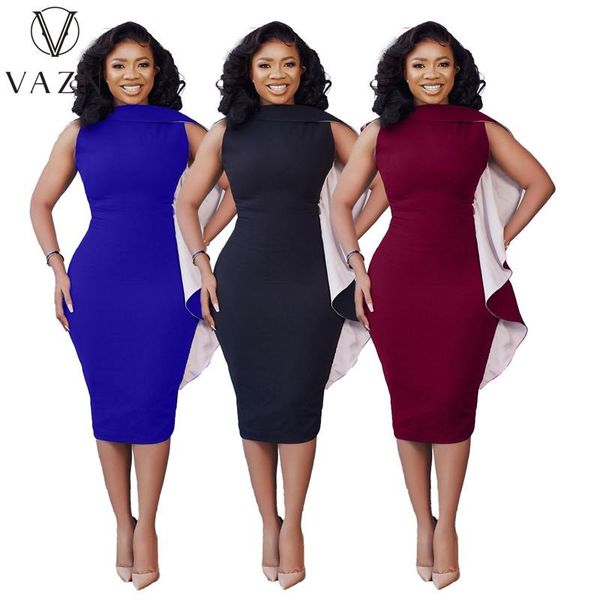 casual dresses vazn 2021 summer european and american women's dress matching color large temperament commuter, Black;gray
casual dresses vazn 2021 summer european and american women's dress matching color large temperament commuter, Black;gray