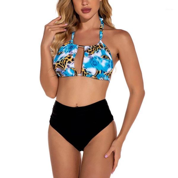 2021bikini high waist leopard printed swimwear women halter push up bandage swimsuit female biquini beachwear bathing suit women's, White;black
2021bikini high waist leopard printed swimwear women halter push up bandage swimsuit female biquini beachwear bathing suit women's, White;black