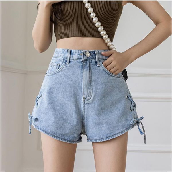 women's jeans 2021 summer female denim shorts high waist straps women washed casual thin wild black bermuda plus size, Blue
women's jeans 2021 summer female denim shorts high waist straps women washed casual thin wild black bermuda plus size, Blue