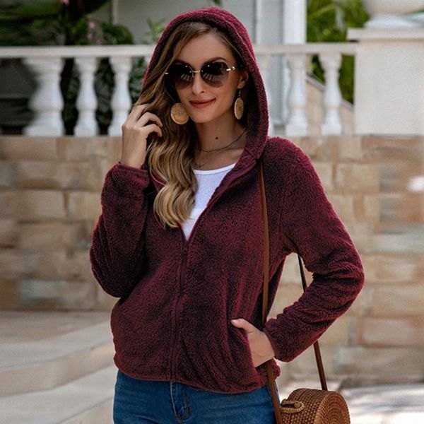 2021 casual loose women autumn coat zipper with hood solid women's jacket winter short fashion coat womens clothing, Black;brown
2021 casual loose women autumn coat zipper with hood solid women's jacket winter short fashion coat womens clothing, Black;brown