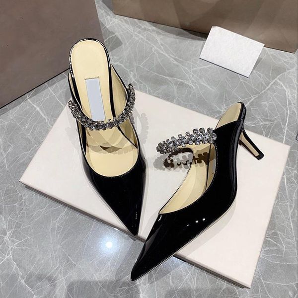 dress shoes patent leather rhinestones crystal strap stiletto mules pointed toe high heels lady party women sheepskin insole pumps, Black
dress shoes patent leather rhinestones crystal strap stiletto mules pointed toe high heels lady party women sheepskin insole pumps, Black