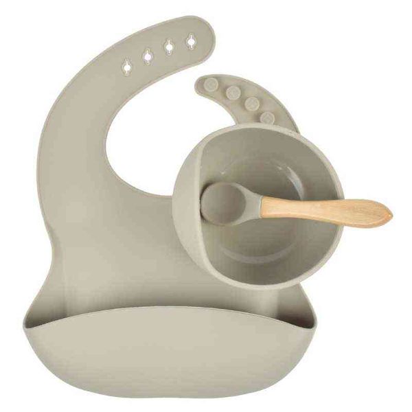 3pcs baby feeding set silicone tableware kids waterproof bib bowl spoon dishes gxmb g1221
3pcs baby feeding set silicone tableware kids waterproof bib bowl spoon dishes gxmb g1221