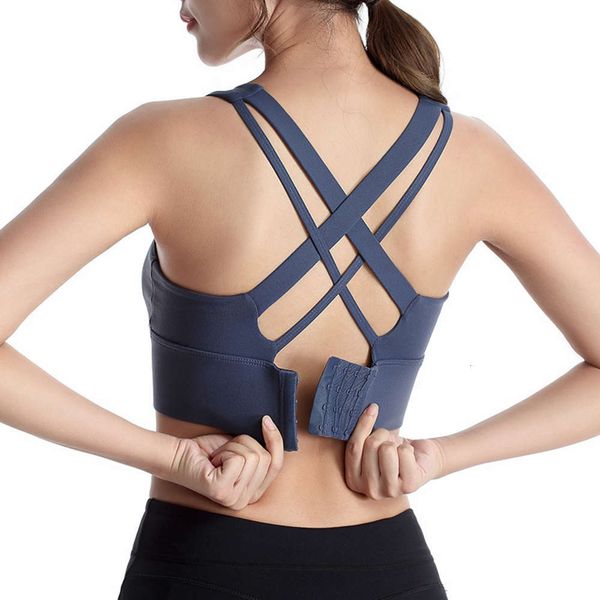 2021large size cross back bra yoga running gathered shockproof sports underwear vest, Gray
2021large size cross back bra yoga running gathered shockproof sports underwear vest, Gray