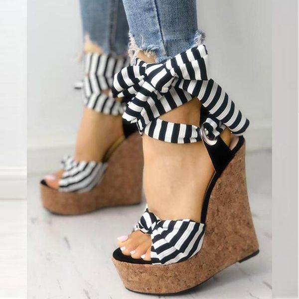 sandals bonjomarisa 2021 ins female striped ankle strap high wedges platform women stylish shoes woman, Black
sandals bonjomarisa 2021 ins female striped ankle strap high wedges platform women stylish shoes woman, Black