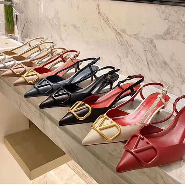 2021 women's fashion sandals women's bag head back with shallow mouth pointed thin heel high heels women's v-button sandals z, Black
2021 women's fashion sandals women's bag head back with shallow mouth pointed thin heel high heels women's v-button sandals z, Black