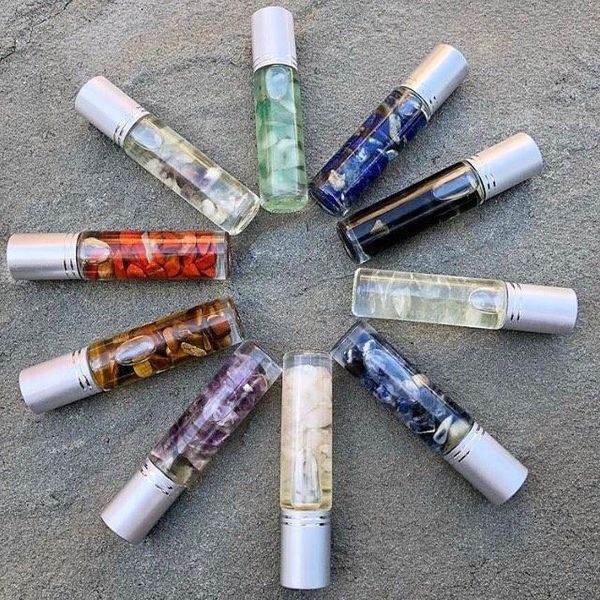 storage bottles & jars natural gemstone roller ball bottle 10ml crystal glass essential oil chip refillable
storage bottles & jars natural gemstone roller ball bottle 10ml crystal glass essential oil chip refillable