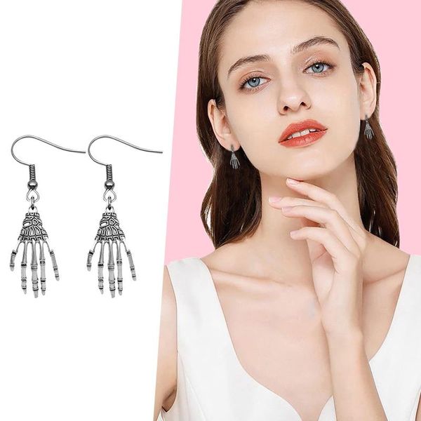 stud women's earrings halloween skull hand claw ghost fashion personality punk style ladies, Golden;silver
stud women's earrings halloween skull hand claw ghost fashion personality punk style ladies, Golden;silver