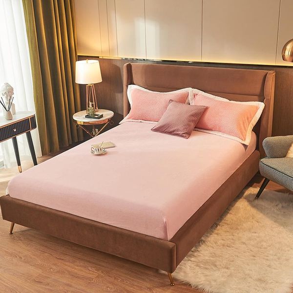 sheets & sets winter fitted sheet with elastic band keep warm bed double king size 140x200 160x200 solid color mattress cover
sheets & sets winter fitted sheet with elastic band keep warm bed double king size 140x200 160x200 solid color mattress cover