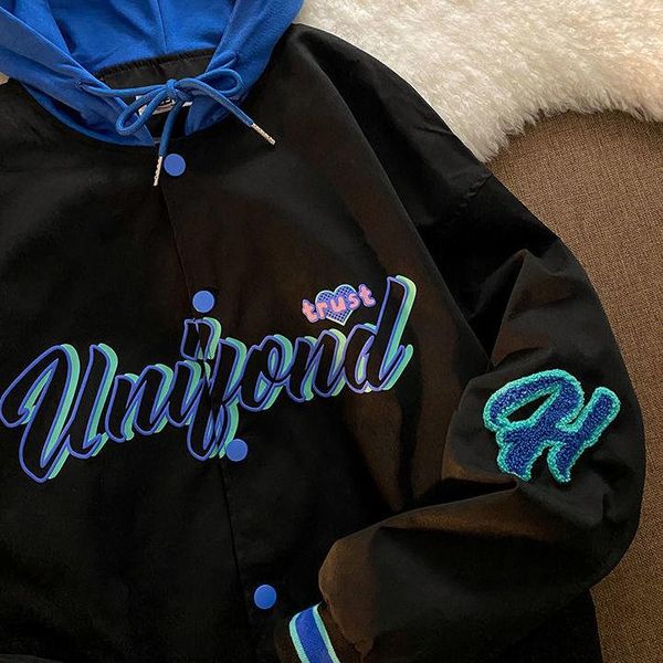 women's jackets womens bomber baseball fashion women anorak hip hop streetwear female casual uniform coats clothing, Black;brown
women's jackets womens bomber baseball fashion women anorak hip hop streetwear female casual uniform coats clothing, Black;brown