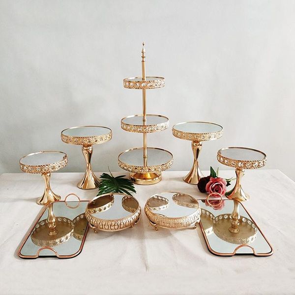 other bakeware 3-14pcs gold antique metal cake stand round cupcake stands wedding birthday party dessert pedestal/display/plate
other bakeware 3-14pcs gold antique metal cake stand round cupcake stands wedding birthday party dessert pedestal/display/plate